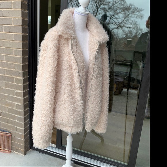 Men’s Shaggy Bomber Jacket - Picture 4 of 5